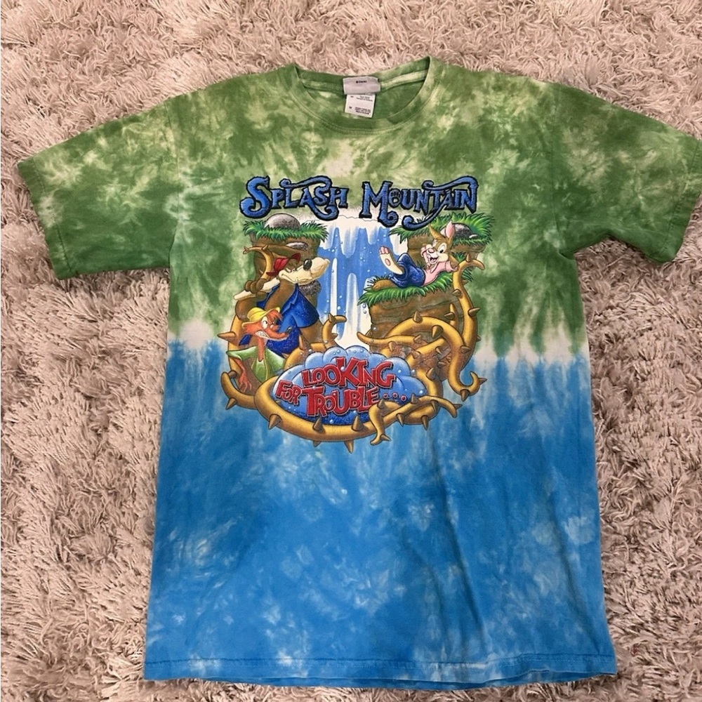 Disney vintageSplash Mountain Looking For Trouble T Shirt Men’s Size M